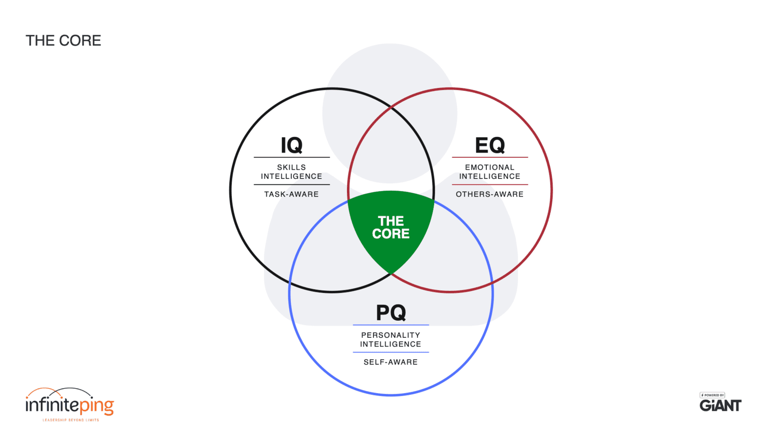 Image of The Core - blending IQ, EQ, and PQ